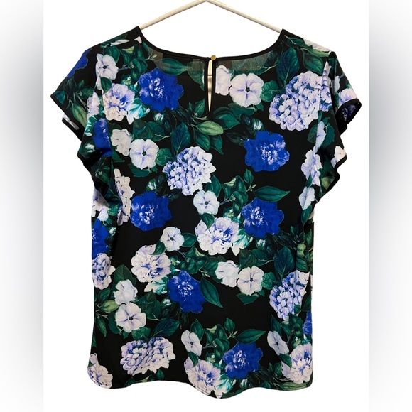 EUC Calvin Klein floral top - Picture 2 of 4